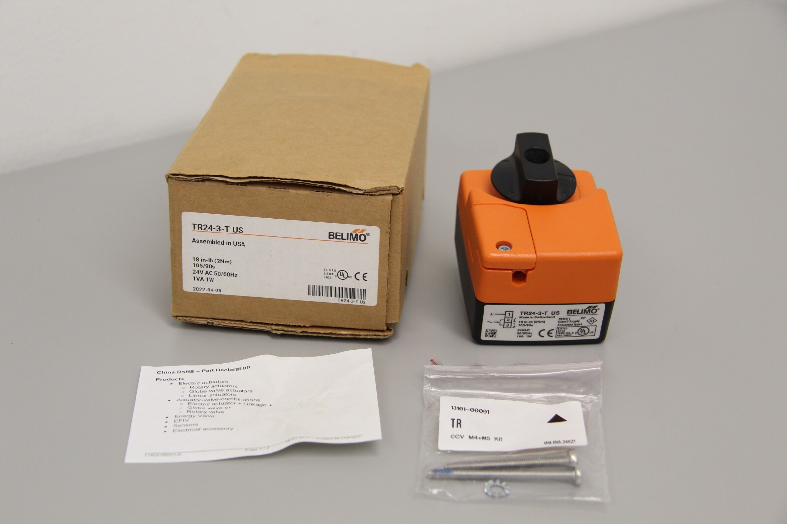 Brand New Belimo TR24-3-T Elect Ball Valve Actuator 24V AC/DC