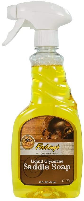 Fiebing's Liquid Glycerine Saddle Soap Cleans Preserves & Restores Leather 16-Oz