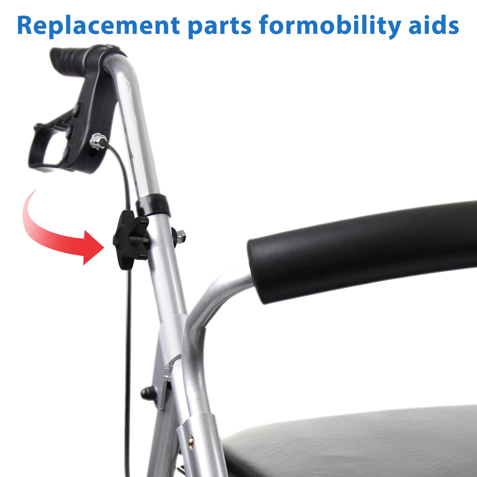 2 Sets Rollator Walker Replacement Partsï¼ŒComplete Walker Accessories Kit wi...