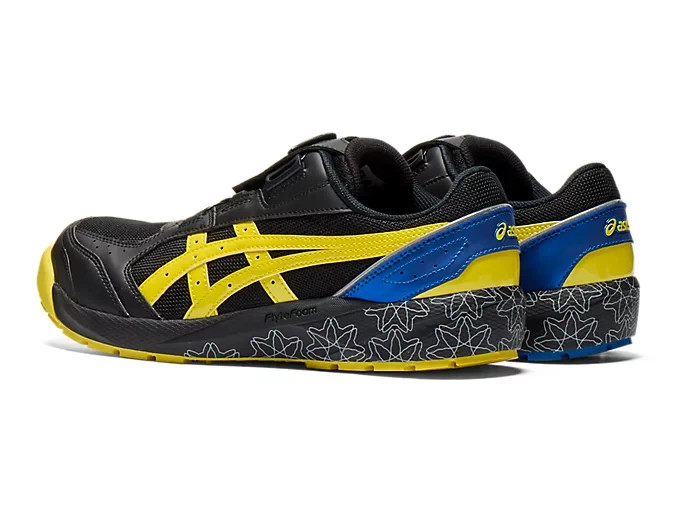 ASICS WINJOB CP229 BOA RR 3 1273A161 001 Black Yellow Safety Shoes