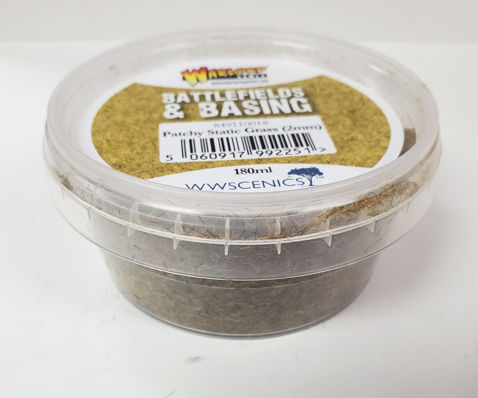 PATCHY STATIC GRASS (2mm) Warlord Games Battlefields & Basing 849110018