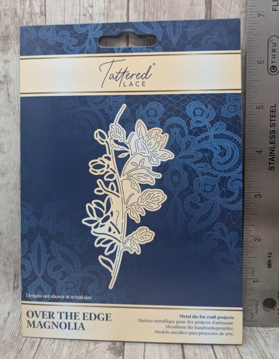 Tattered Lace Metal Cutting Dies Bell Flower Ivy Wisteria Geranium Thistle Iris