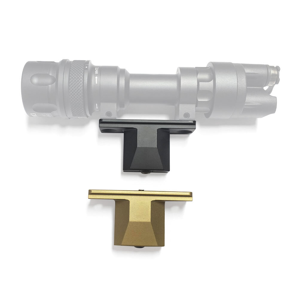 Tactical Flashlight Side Offset Mount for M951 M952 Hunting Picatinny Rail Base