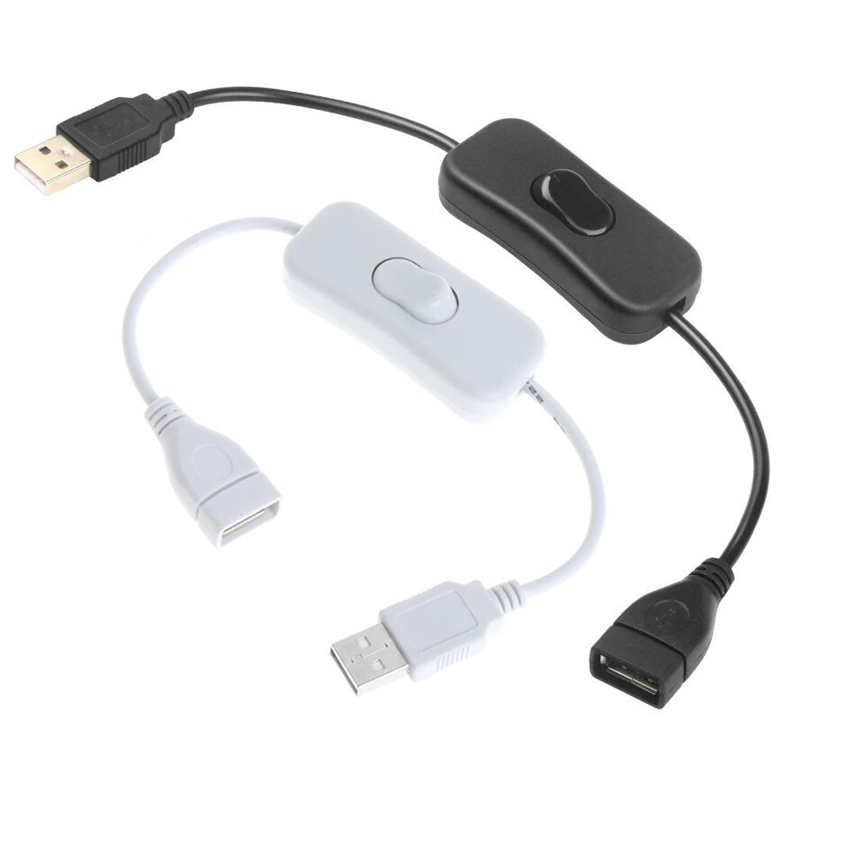 USB Cable with Switch ON/OFF Cable Extension for USB Lamp Power Supply