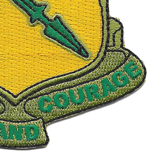 111th Armored Cavalry Regiment By Arms and Courage Patch