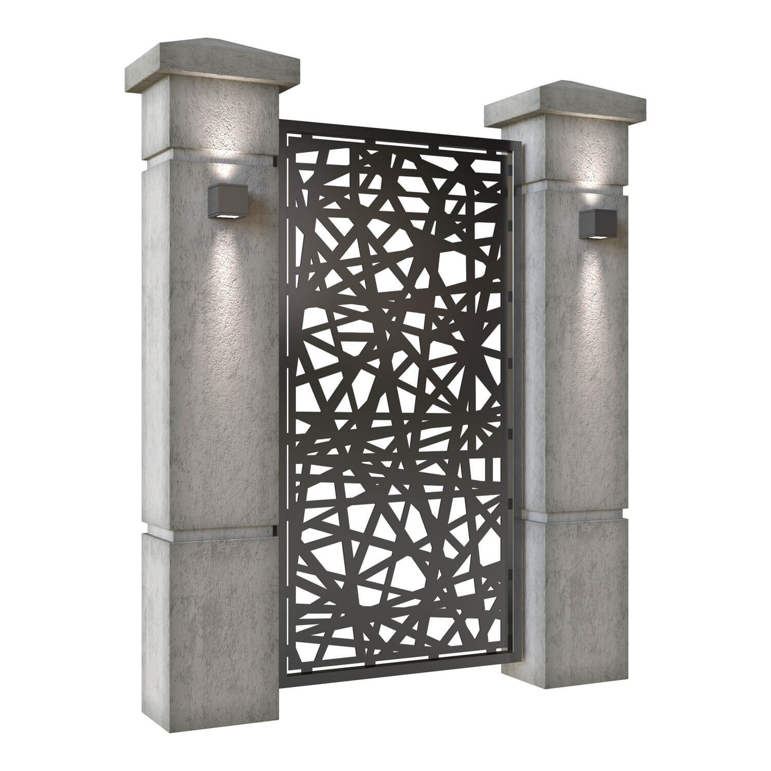 Gorgeous Custom Handcrafted Metal Entry Gate