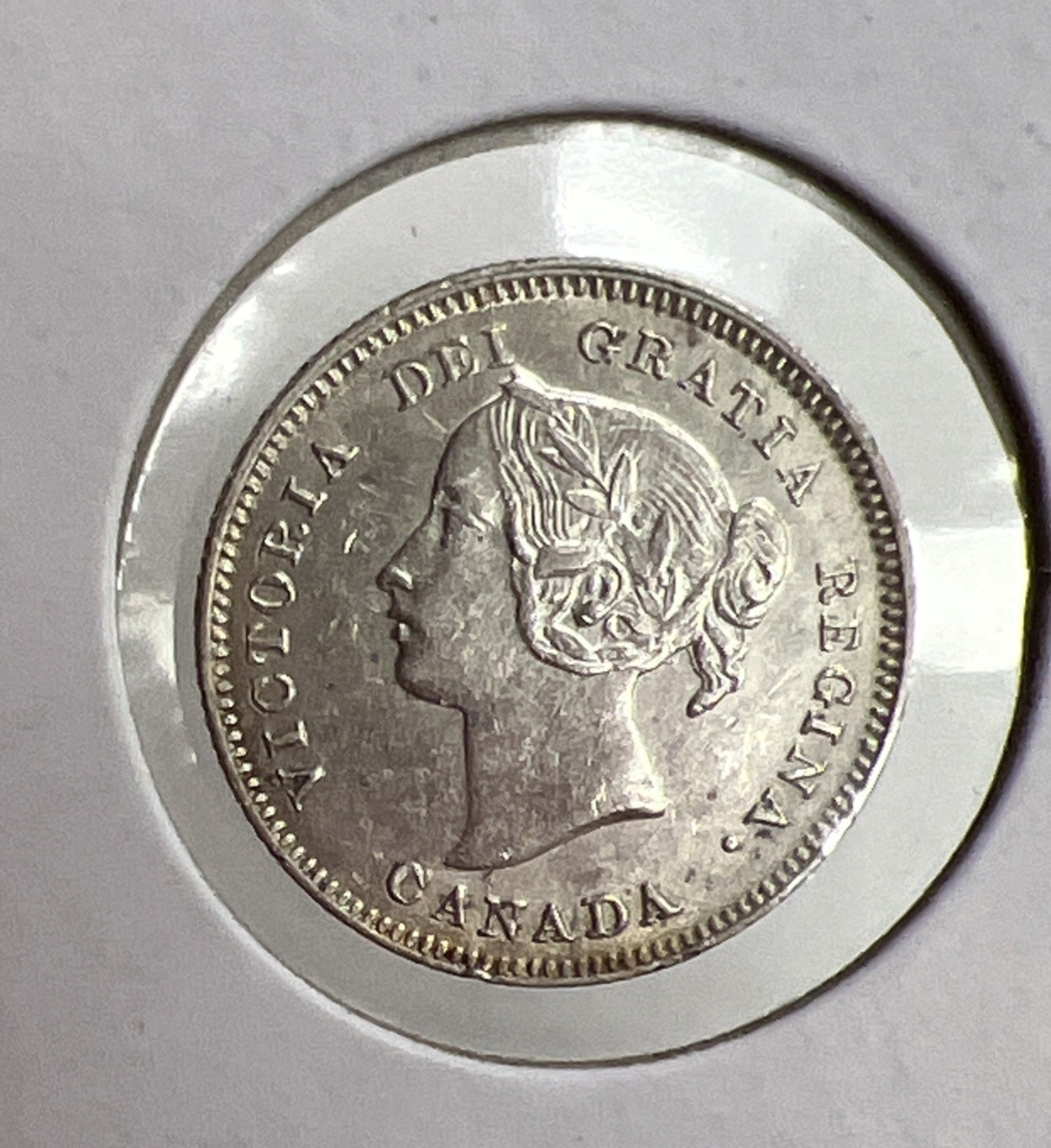 Canada 5 Cents 1901 Silver Coin KM#2