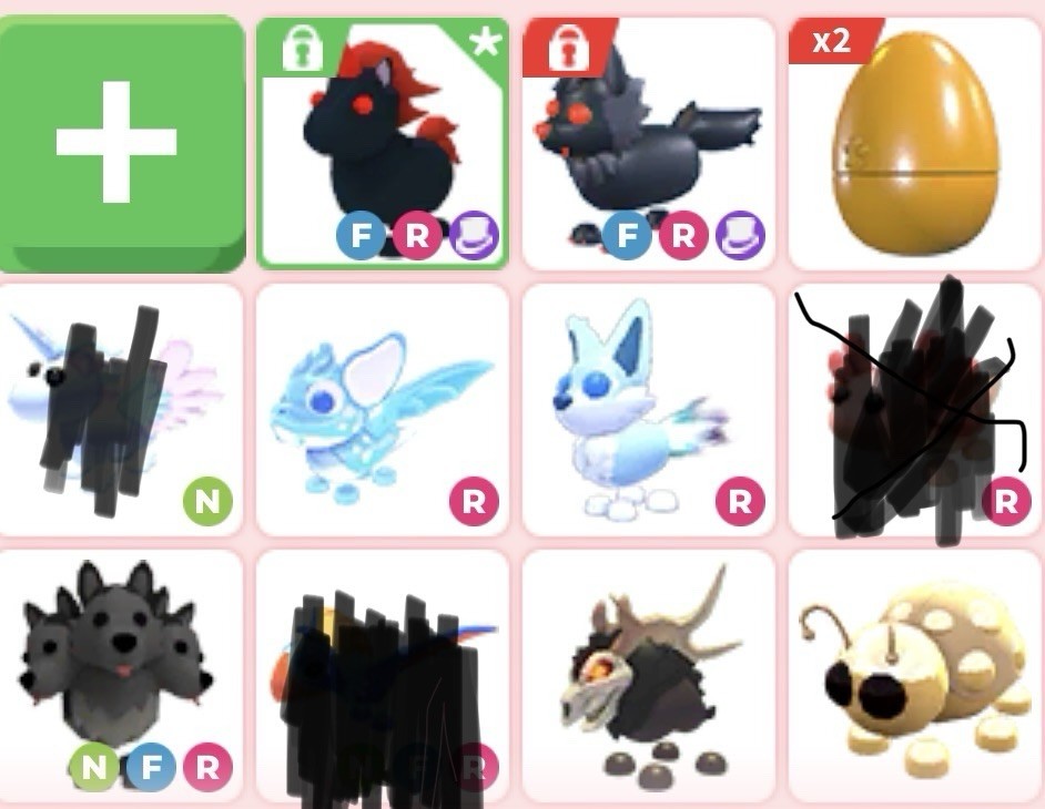 Adopt Me! Neon Pets Bundle - Flyable & Rideable Digital Game Item/Asset (CA ONLY