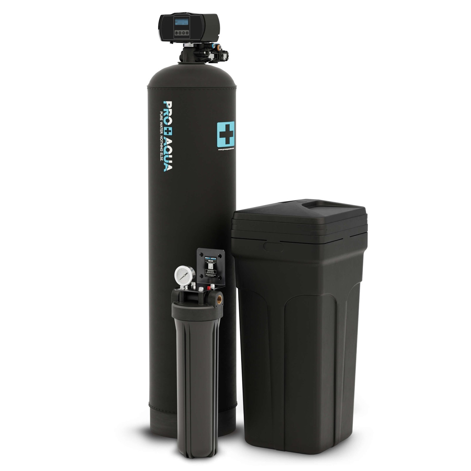PRO+AQUA Whole House Water Filter & Softener Bundle 65,000 Grain Capacity