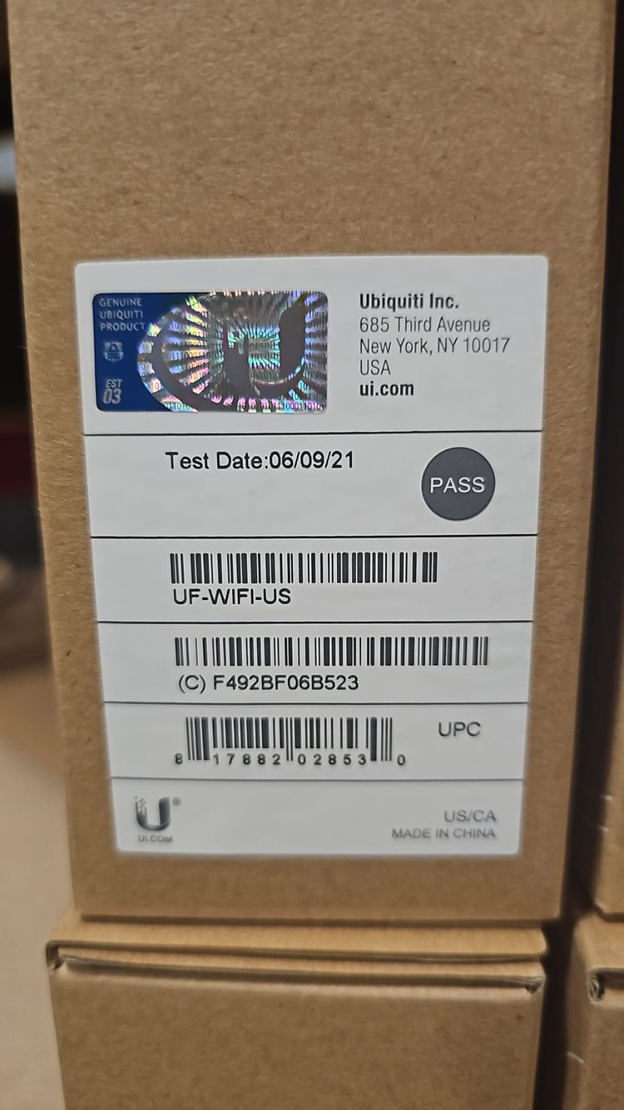 NEW Ubiquiti UF-WIFI-US 4-Port GPON Router with Wi-Fi Wireless UFiber WiFi (NEW)