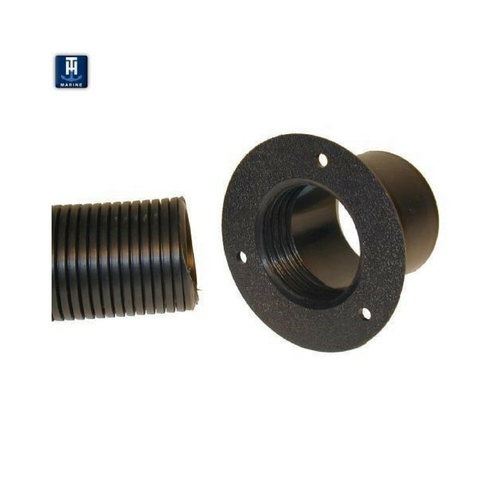 T-H MARINE Boating Accessories New Rigging Flange Rf251dp Flange 2-1/2'' Black