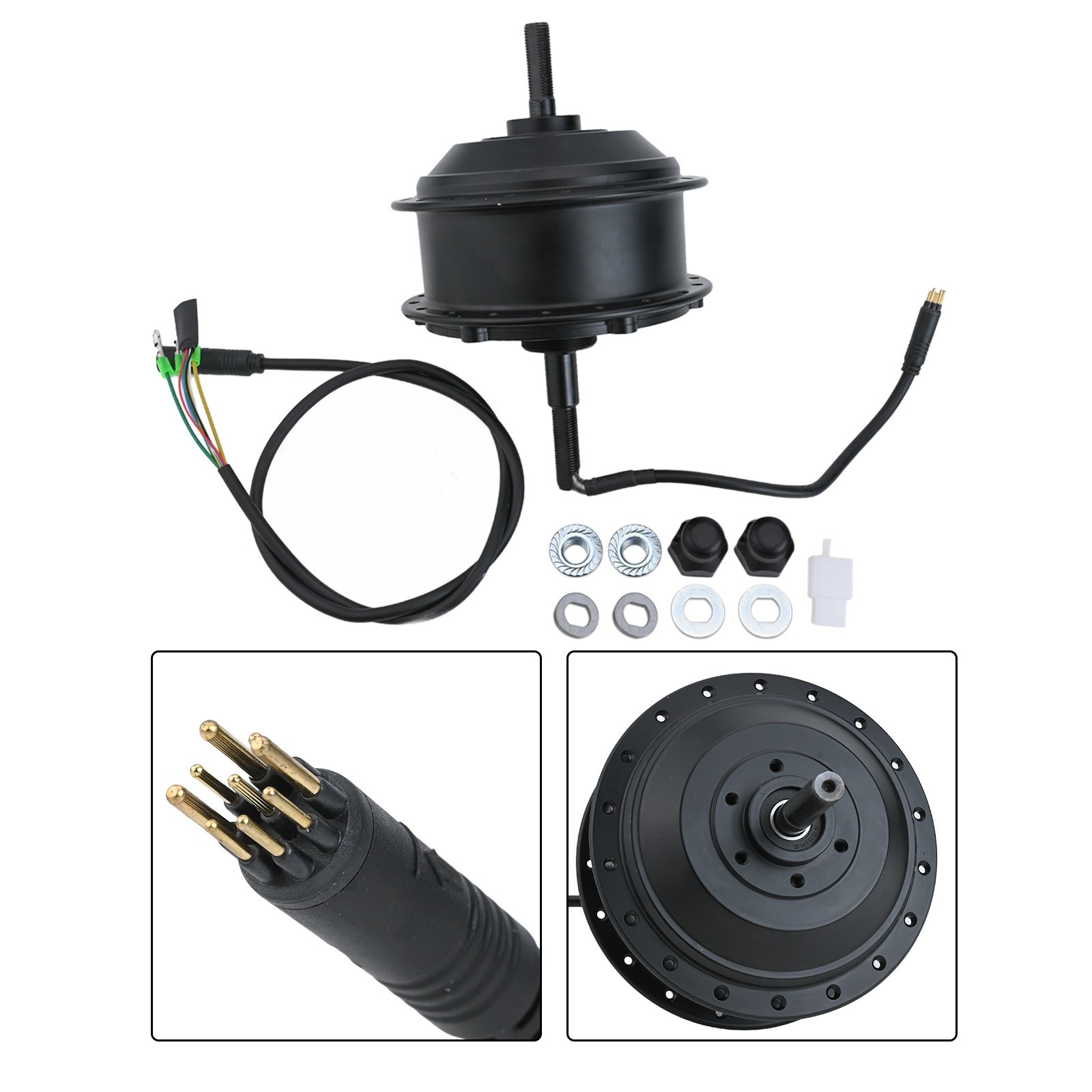 Electric Bike Motor 350W Brushless for Rear Hub Fits Various Axle Widths