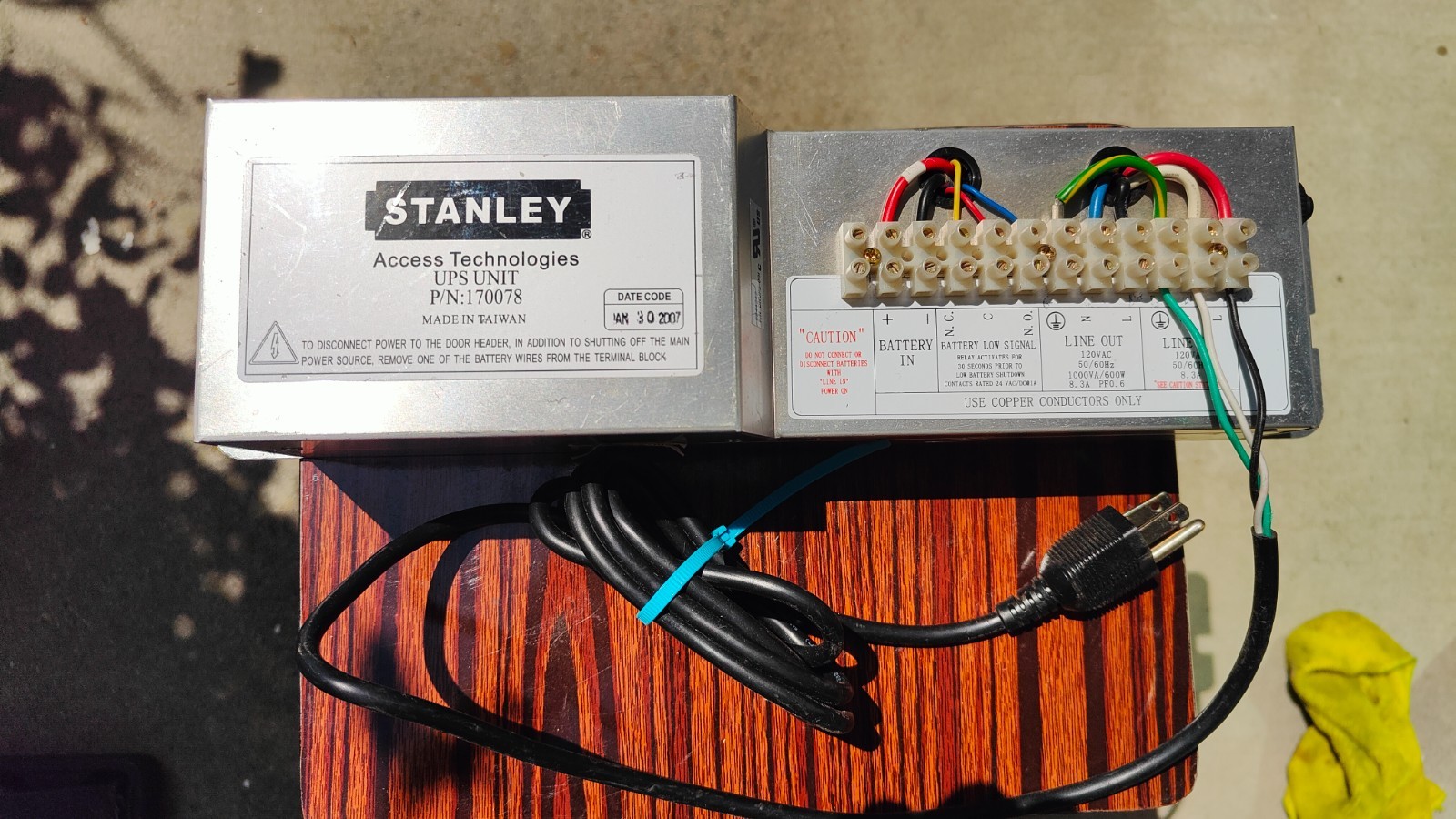 STANLEY ACCESS TECH. UPS UNIT P/N 170078