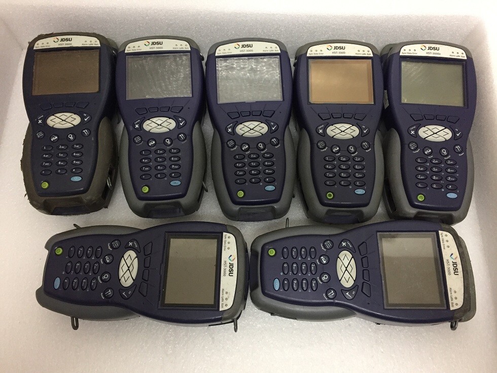 LOT OF 7  JDSU HST-3000 /  HST-3000C Cable Tester { UNTESTED }