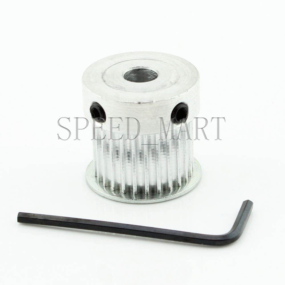 3M Timing Pulley 28 Teeth 5mm Bore for Stepper Motor 3D Printer 16mm Width HTD