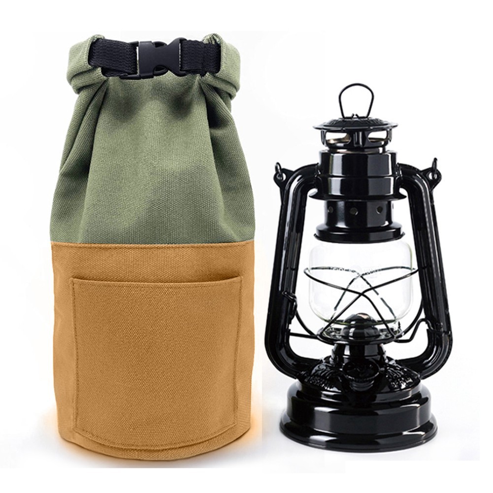 Canvas Storage Cover Bag for Outdoor Camping Lantern Keep Your Gear Organized