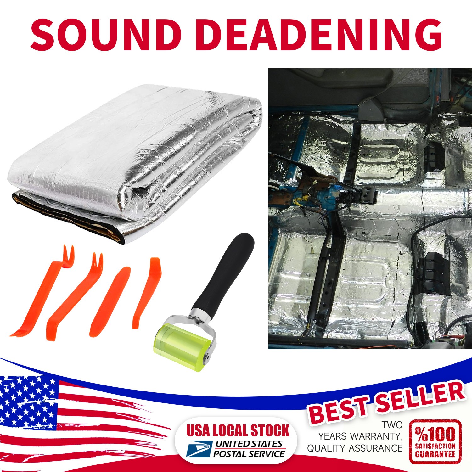 High-quality 7MM Sound Deadener Auto Heat Shield Noise Reduce Mat autohesion