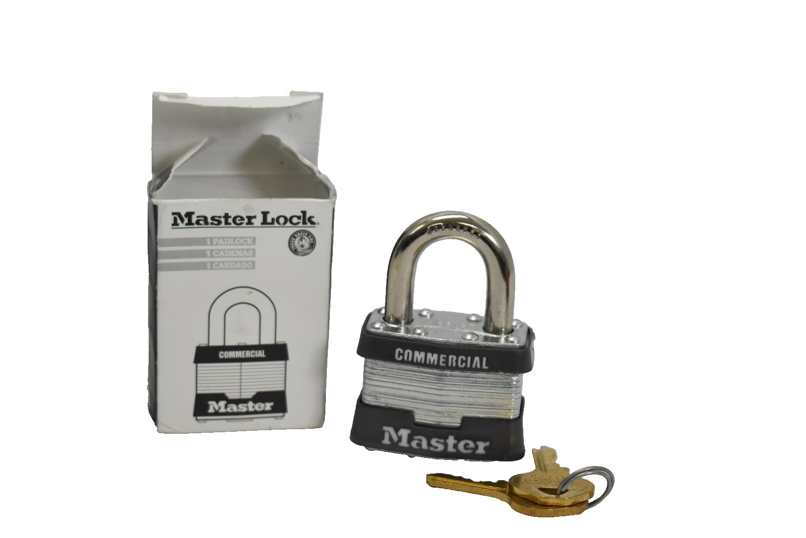 Master Lock Commercial Padlock Keyed Alike 1C270 W1 1KAW1RSV w/ Keys Lot of 6