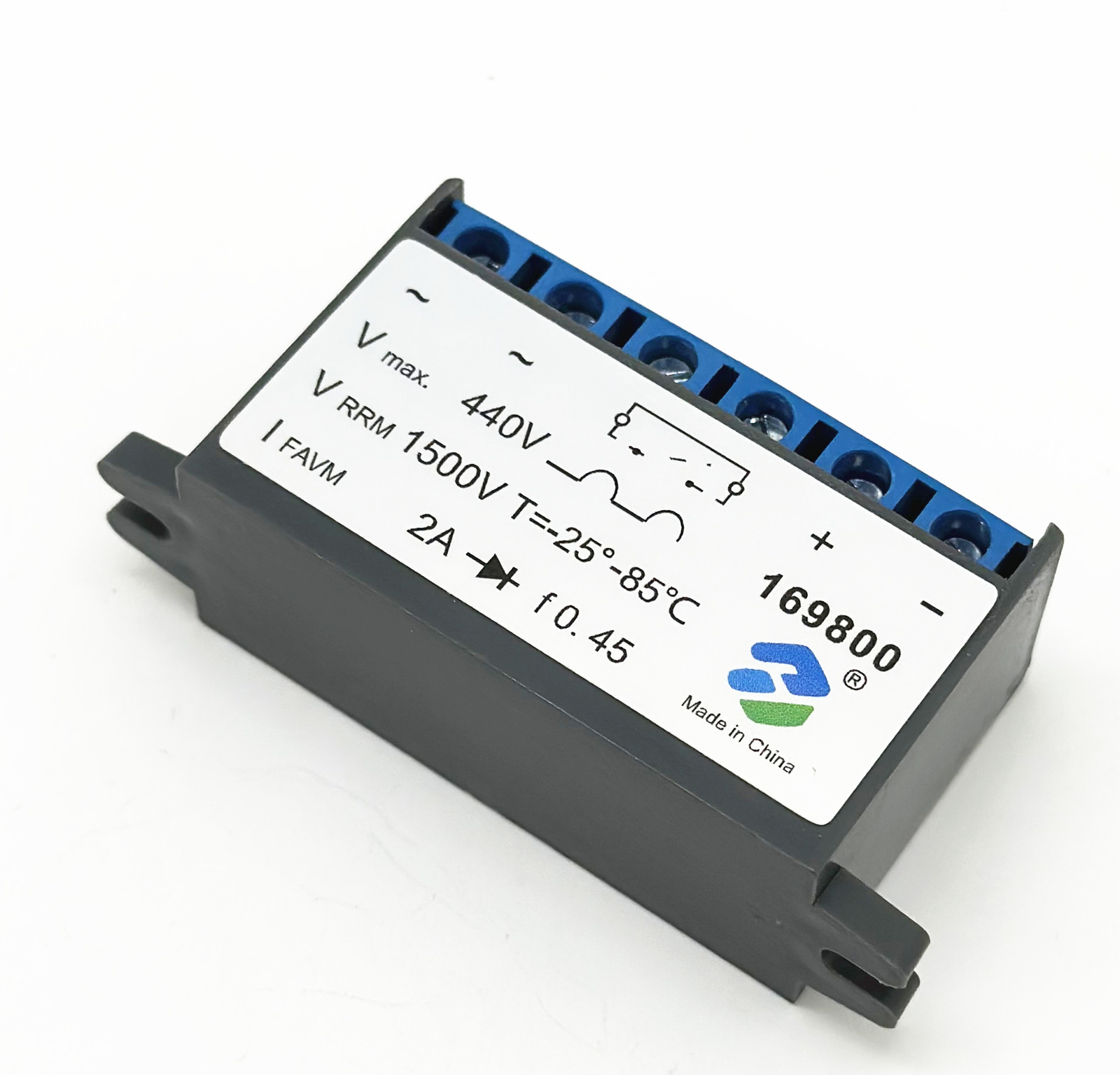 Replace 169800 rectifier module VMAX 440V VRRM 1500V IFAVM 2A f0.45