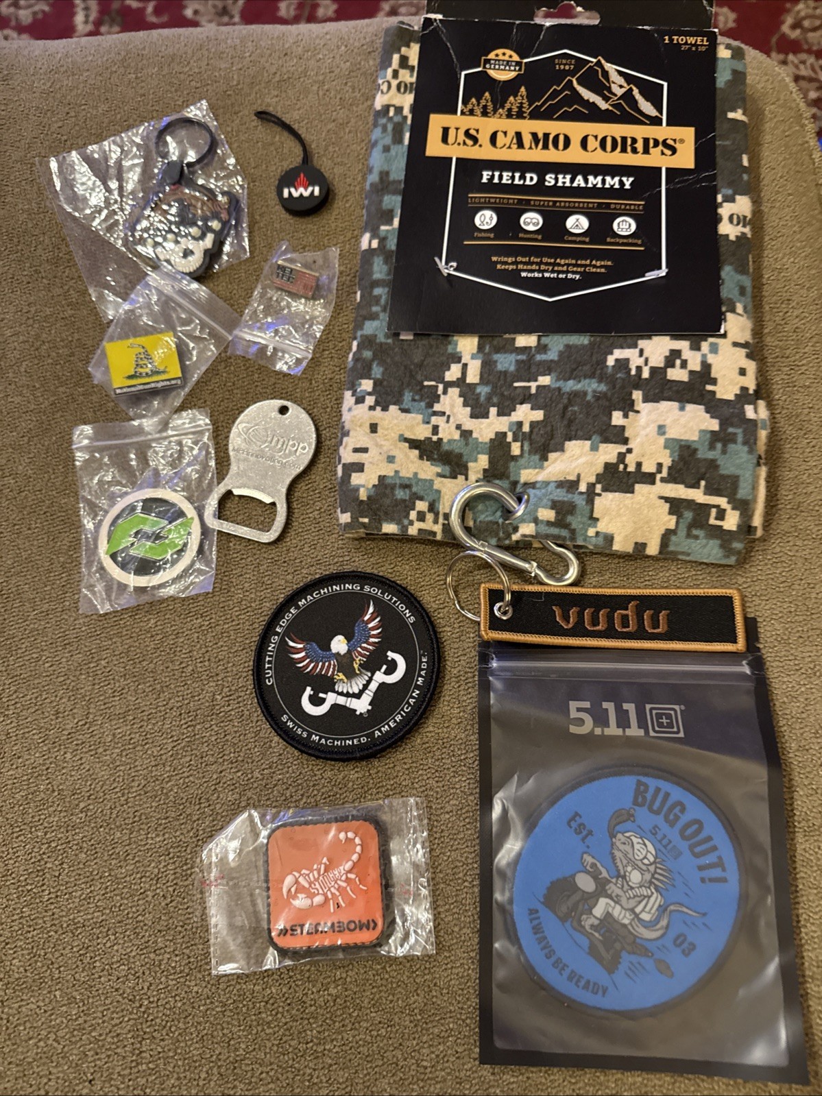 Lot Of 11 Shot Show Las Vegas 2022-2025 Mixed Swag-Grey Ghost, Kel Tec ++ (#32)