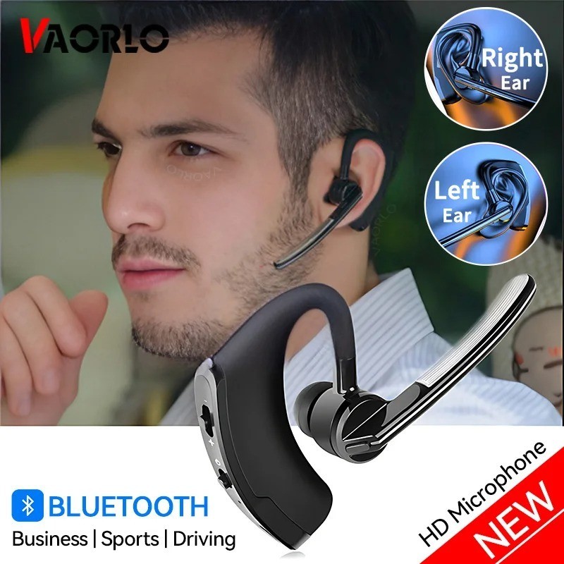V8 Wireless Bluetooth Earphone HD Mic Business Headset for Driving Sports USA