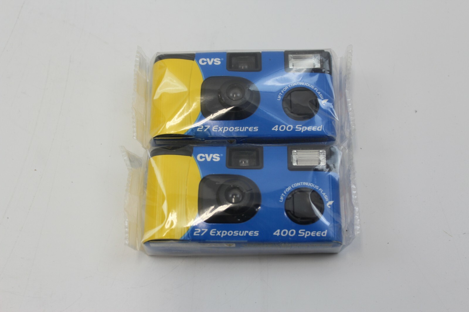 CVS Flash Indoor & Outdoor Camera 2-Pack 54 Exposures NEW