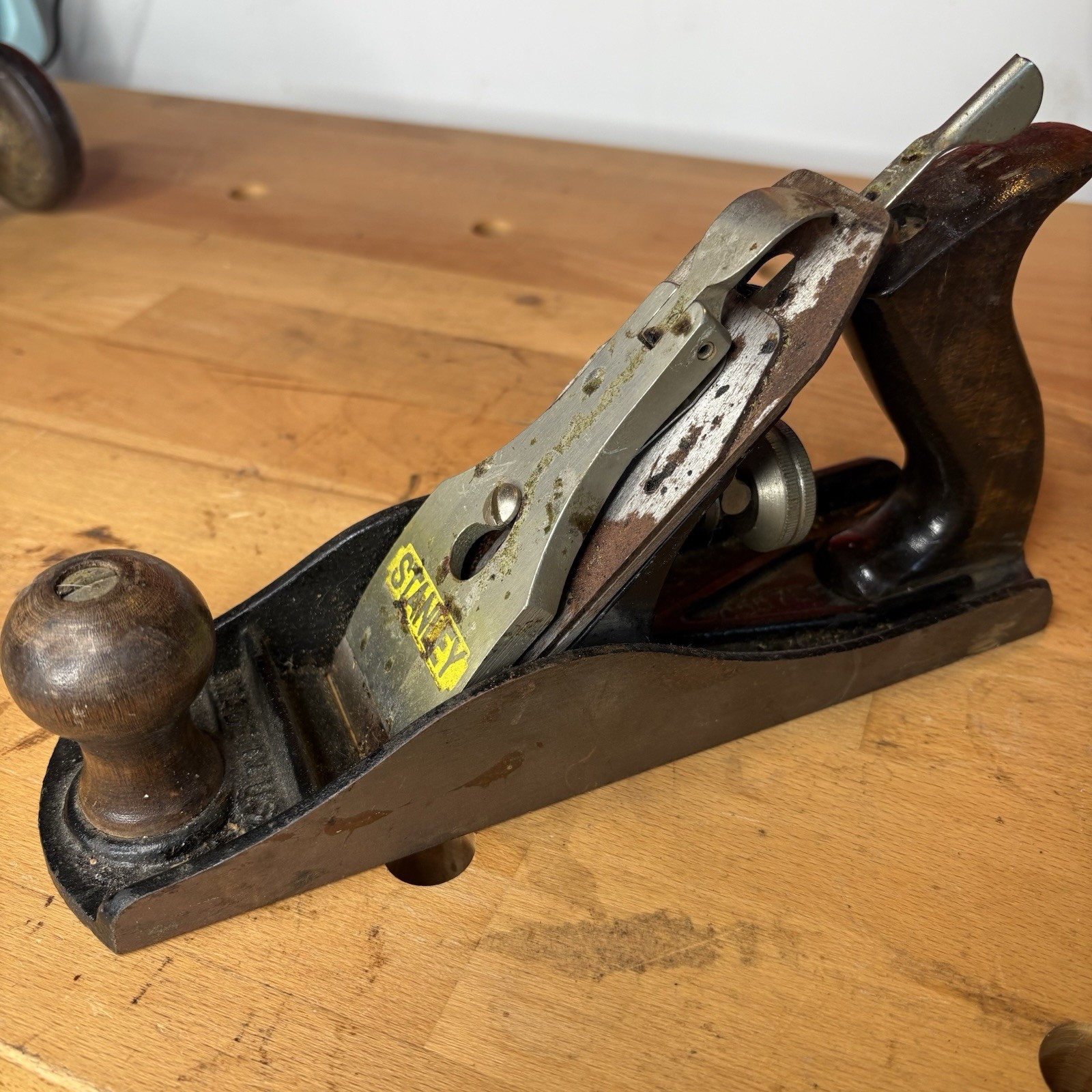 Vintage Stanley C557B Smoothing Plane USA Woodworking Hand Tool