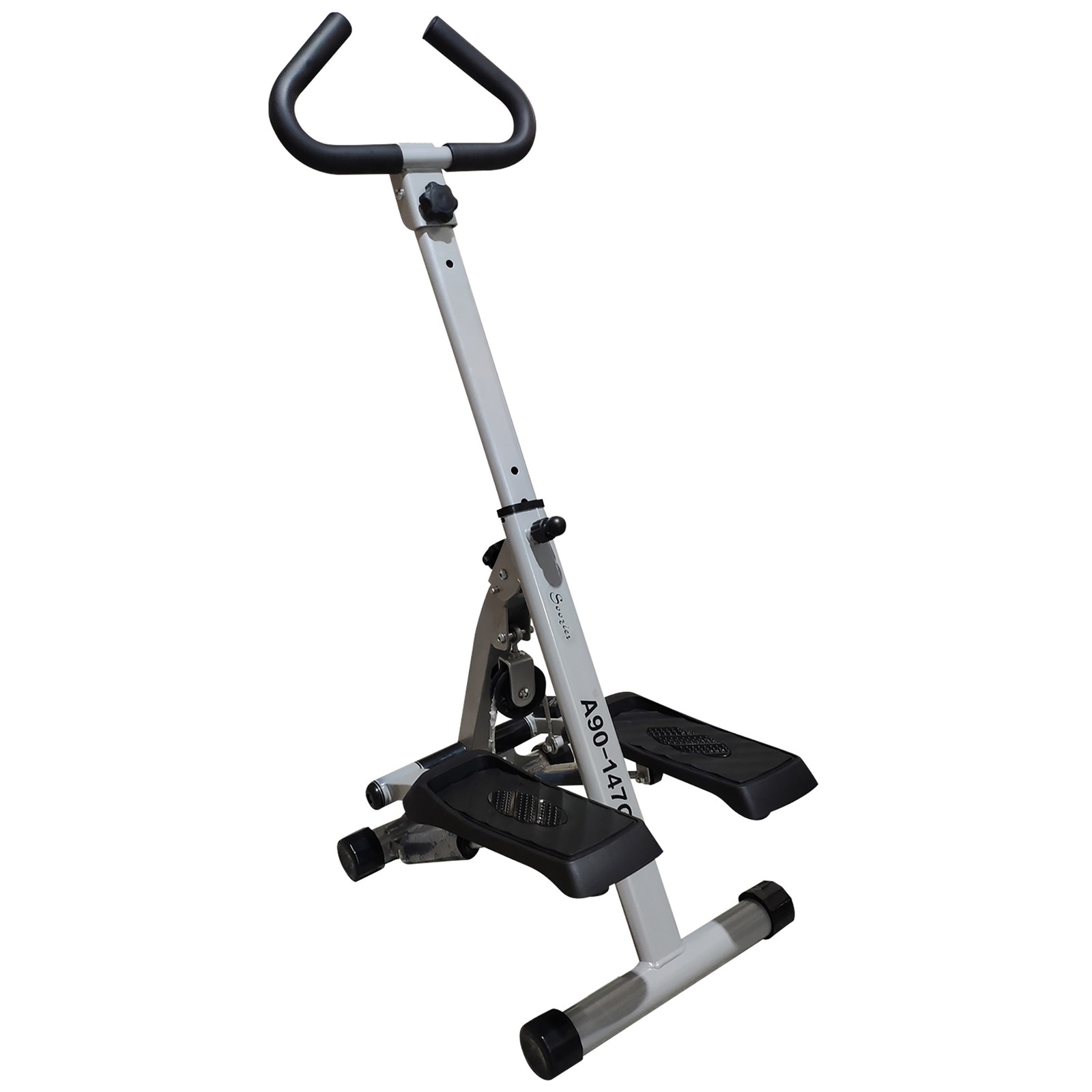 Soozier Stepper Exercise Machine, Stair Stepper with Handlebar, Black