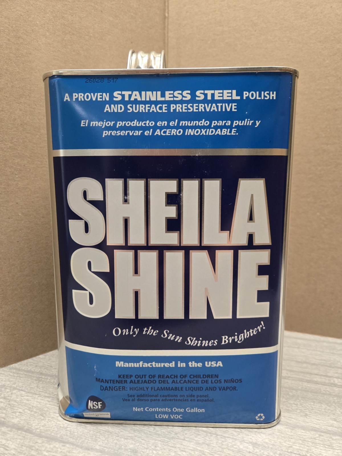 Sheila Shine Stainless Steel Cleaner- 1 Gallon Can