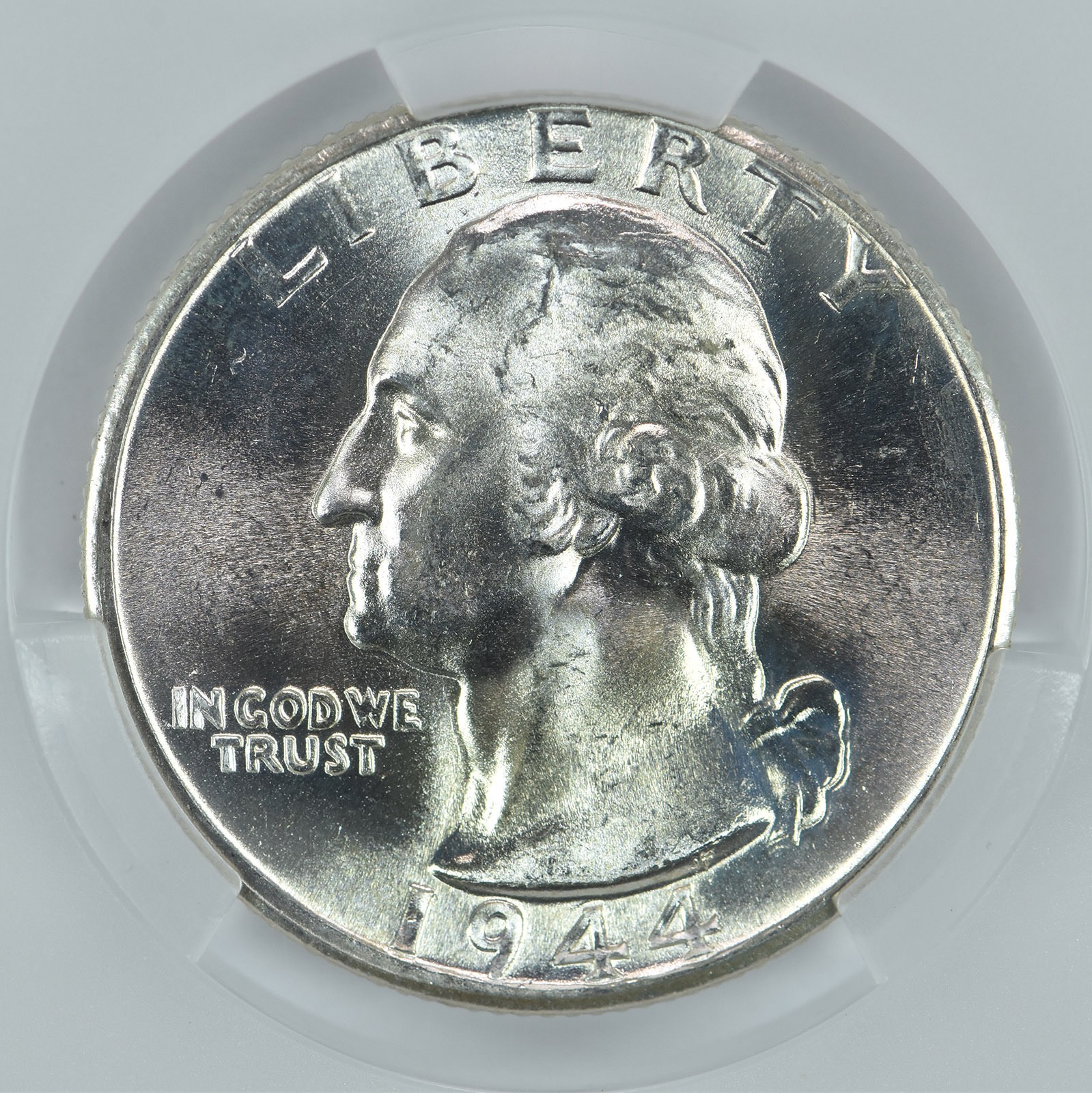 1944-D Washington Quarter MS65 CAC CACg