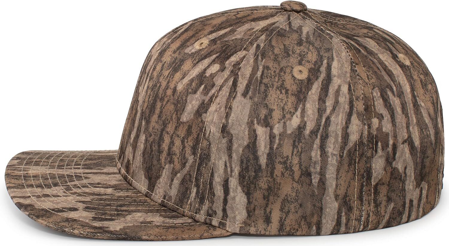 Pacific Headwear Mossy Oak Guide Cap One Size, New Bottomland