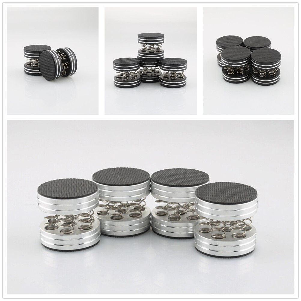4pcs Spring Shock Absorber Pads for HiFi Speaker Turntable Isolation Stand Feet