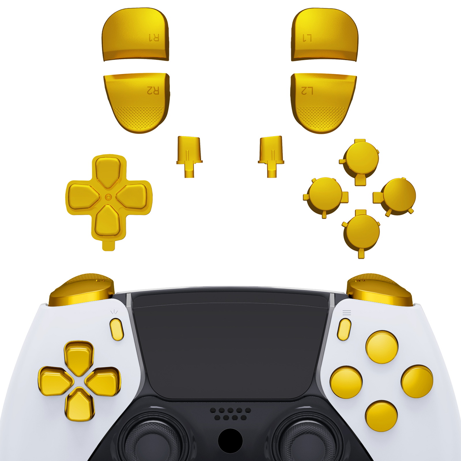 Full Set Replacement Buttons For ps5 Edge Controller D-pad  R1 L1 R2 L2 Triggers