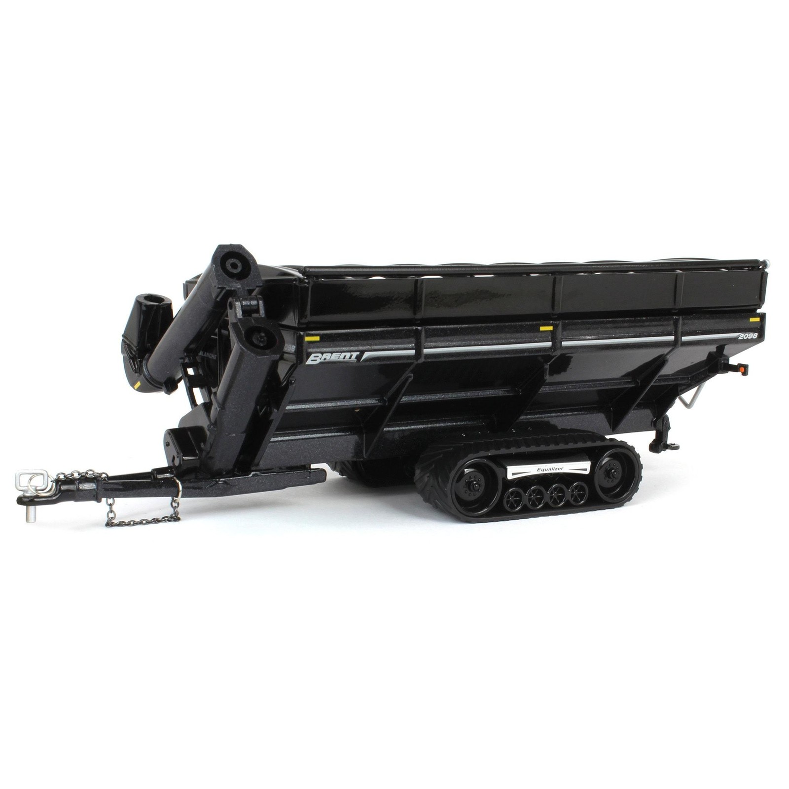 Spec Cast 1/64 Brent 2098 Grain Cart w/ Equalizer Tracks Metallic Black UBC-051