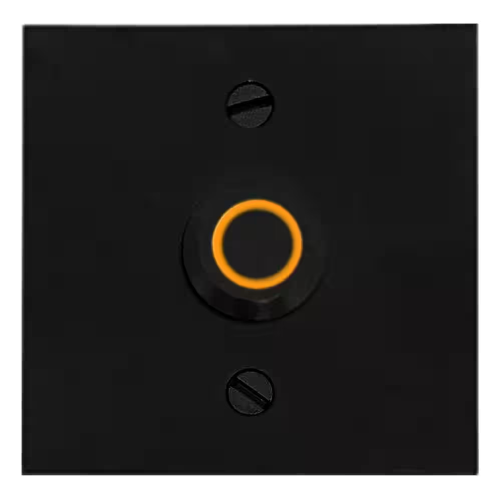 Wired Metal Square Surface Mount Doorbell Chime Push Button with LED Button Ligh
