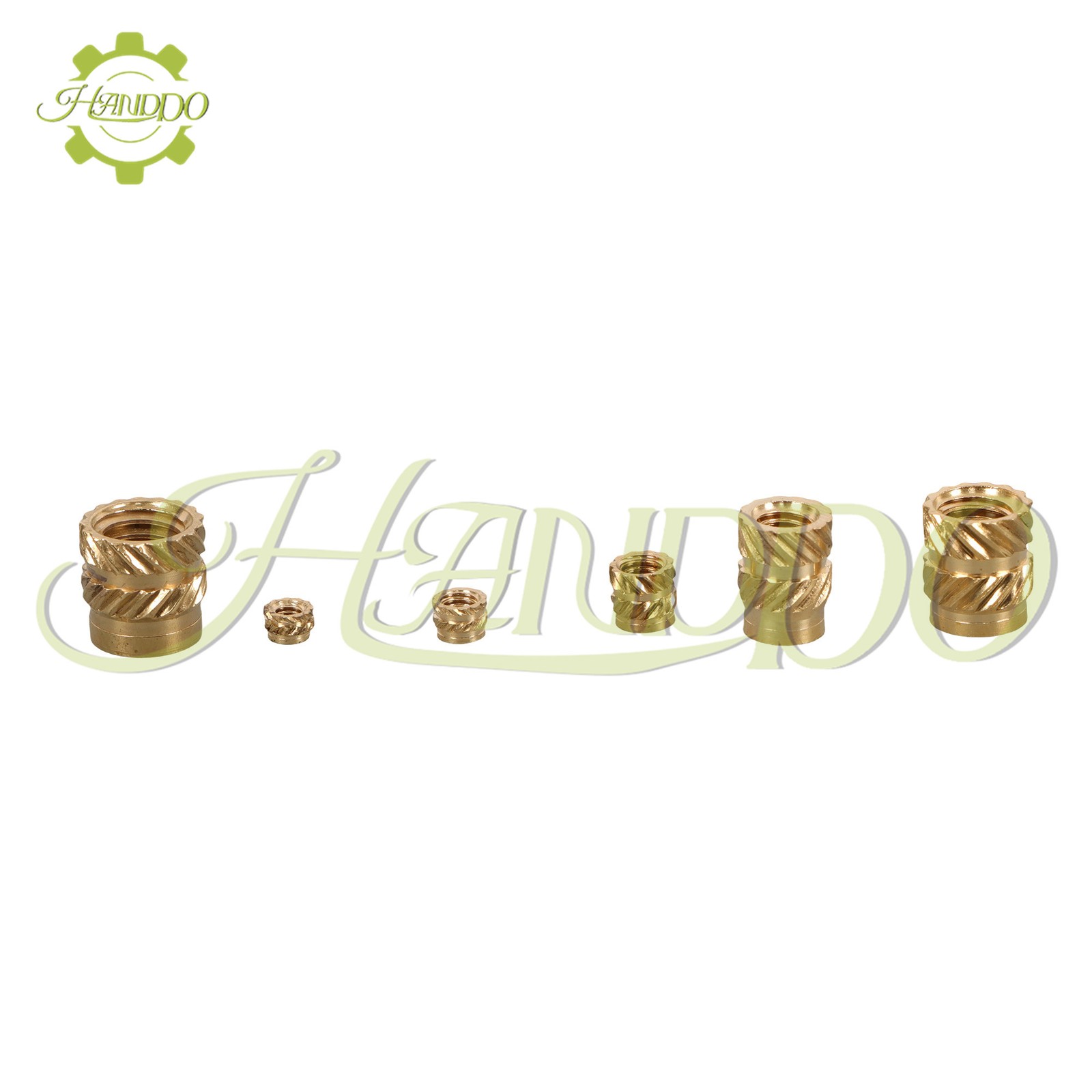 350Pcs Threaded Inserts M2 M2.5 M3 M4 M5 M6 Female Thread rolled Metric Brass
