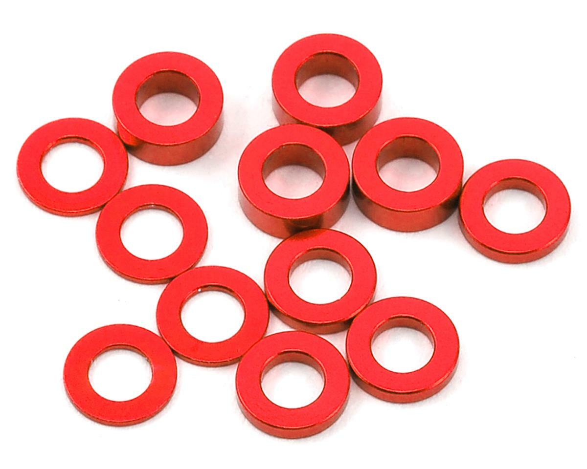 Ruddog 3mm Washer Set (Red) (0.5mm/1.0mm/2.0mm) [RDGRP-0110-RED]