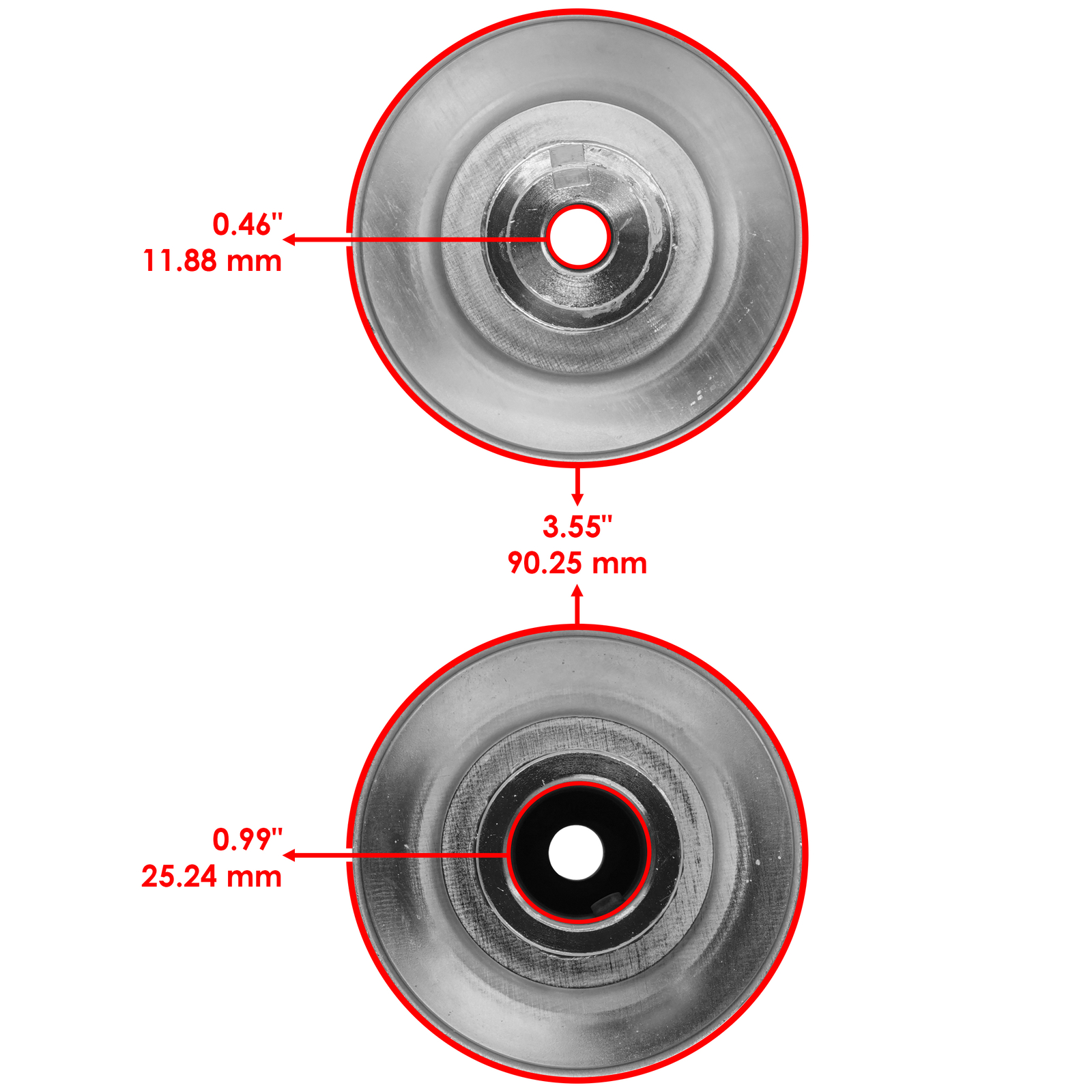 Caltric Engine Pulley For Husqvarna 532175414 175414