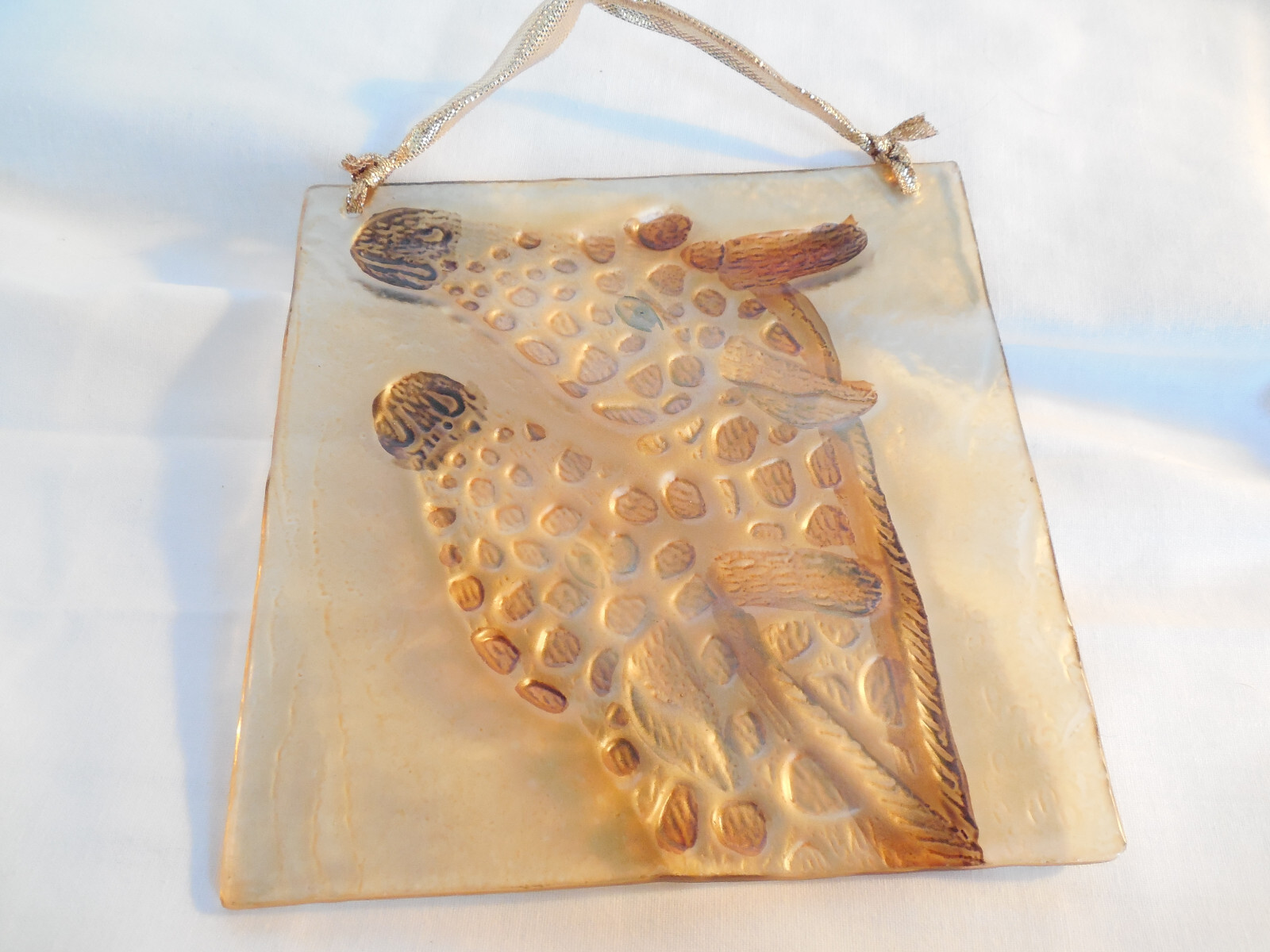 Glass Giraffe wall plaque suncatcher