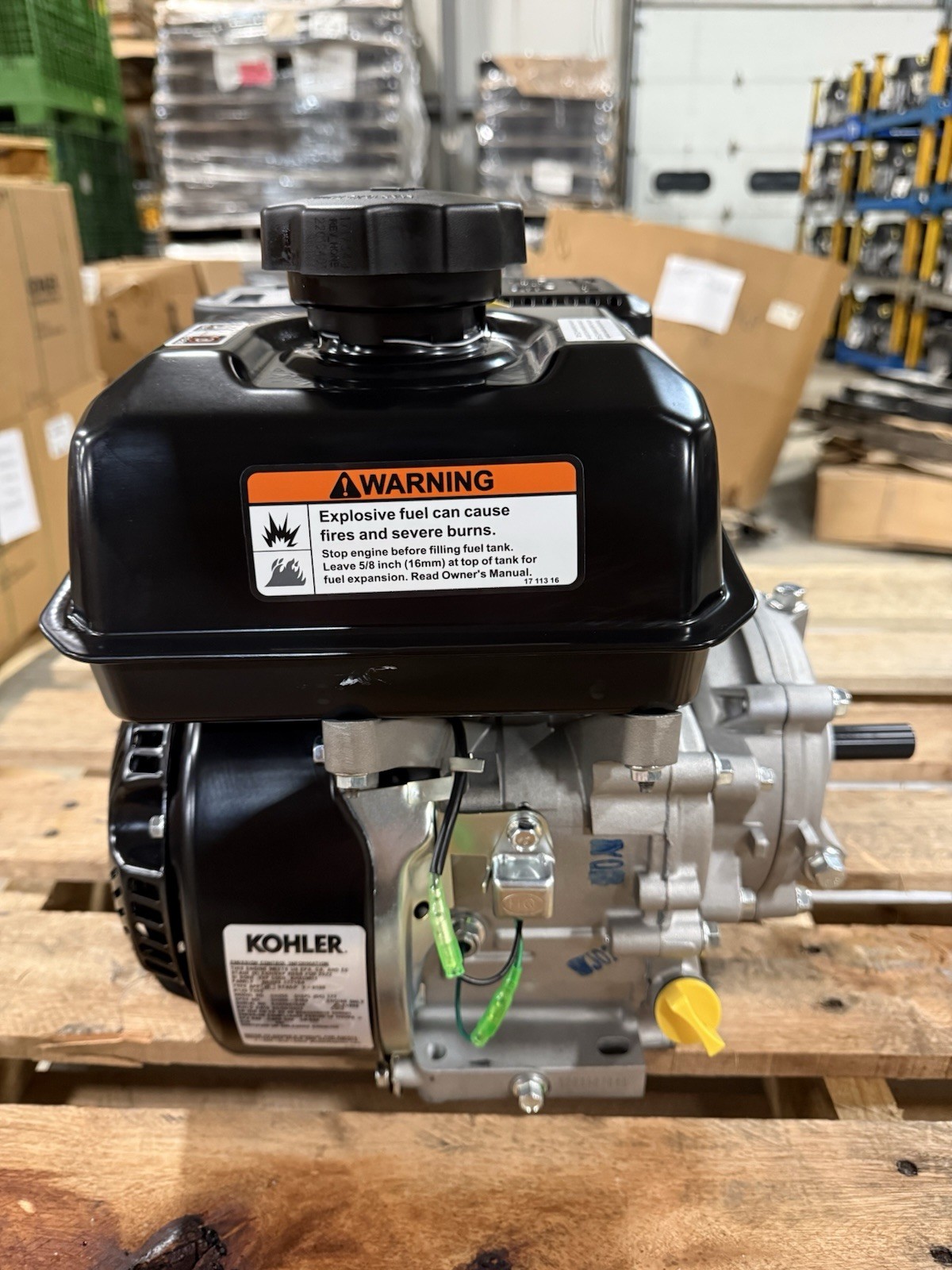 Kohler 5.5HP Command Pro CH255-3159 Horizontal Engine 6:1 Gear Reduction 3/4"