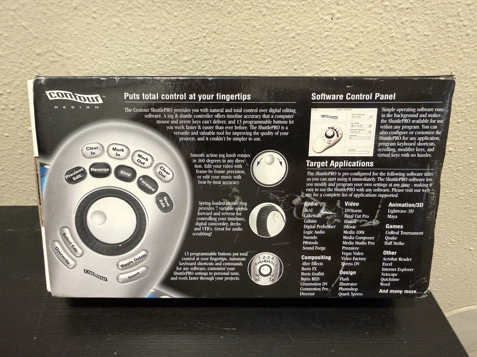 Contour Shuttle Pro V1 SP-JNS Editing Controller For Your Mac or PC New Open Box
