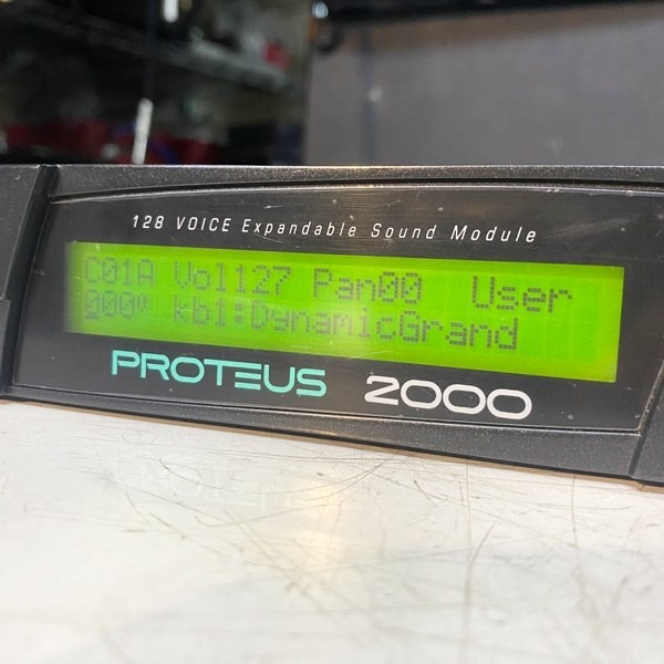 E-MU Proteus 2000 128-Voice Rackmount Sound Module Synthesizer Tested