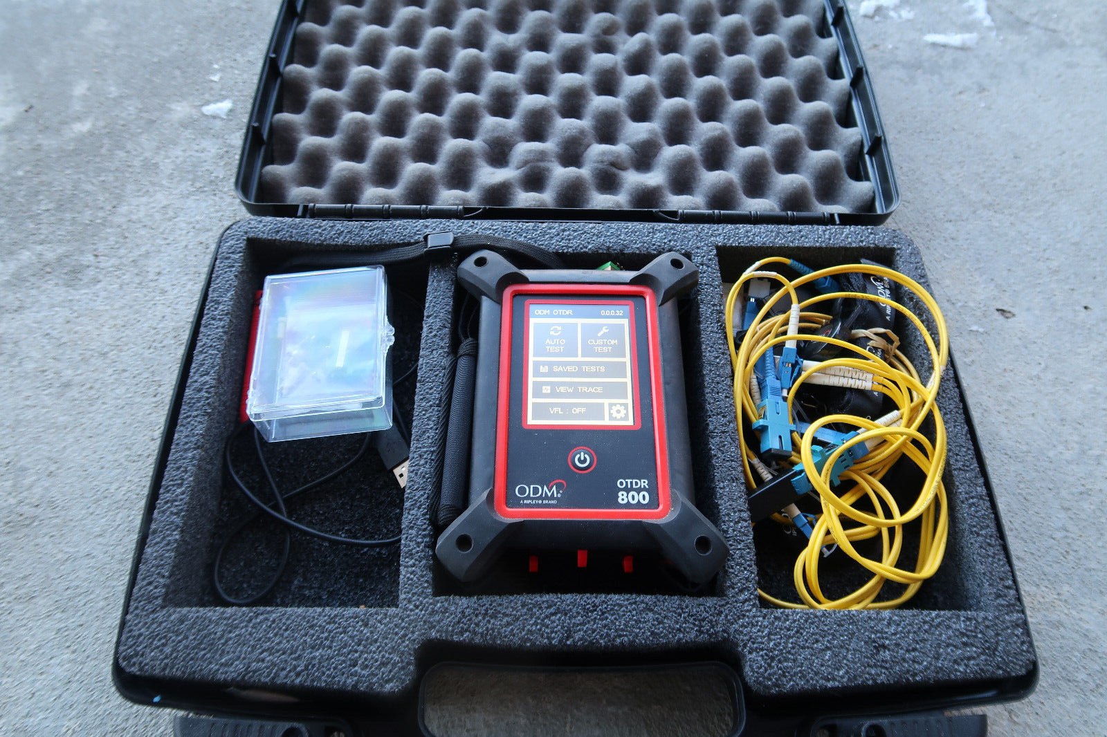 Ripleys ODM OTDR 800 Fiber Network tester FOR PARTS OR REPAIR ONLY!