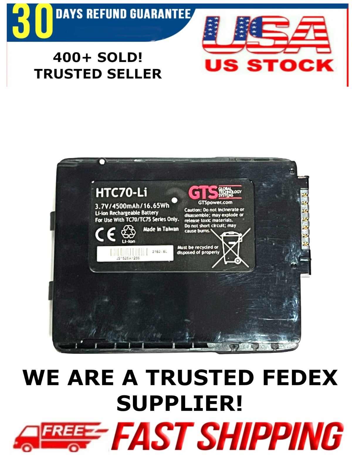 🔥NEW SYMBOL ZEBRA TC70 Battery & TC75 Battery & TC77 Battery BTRY-TC7X-46MPP-01