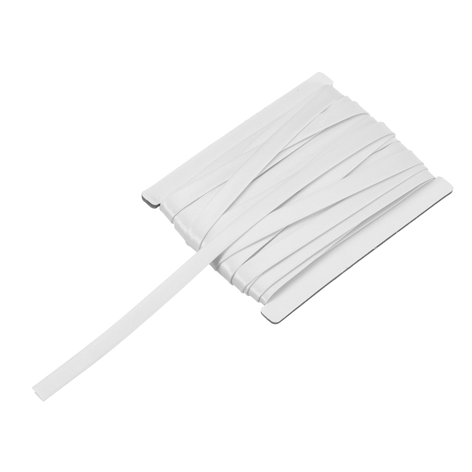 Double Fold Bias Tape 1/3 Inch x 12 Yards Satin Pre-fold Tape White