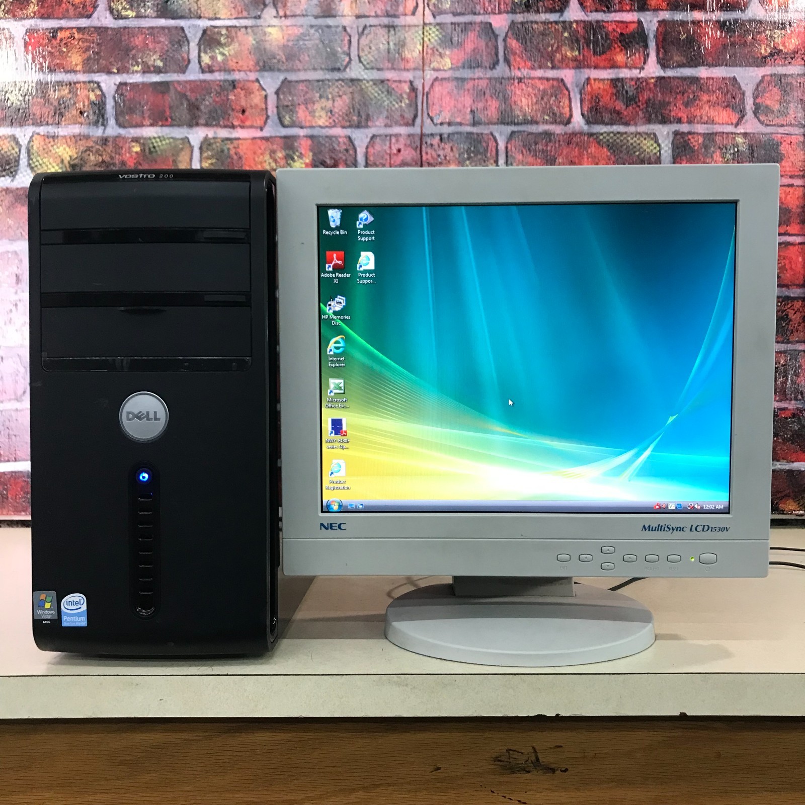 Dell Vostro 200 PC Retro Gaming Pentium D 2.00GHz 1GB RAM (Windows Vista)