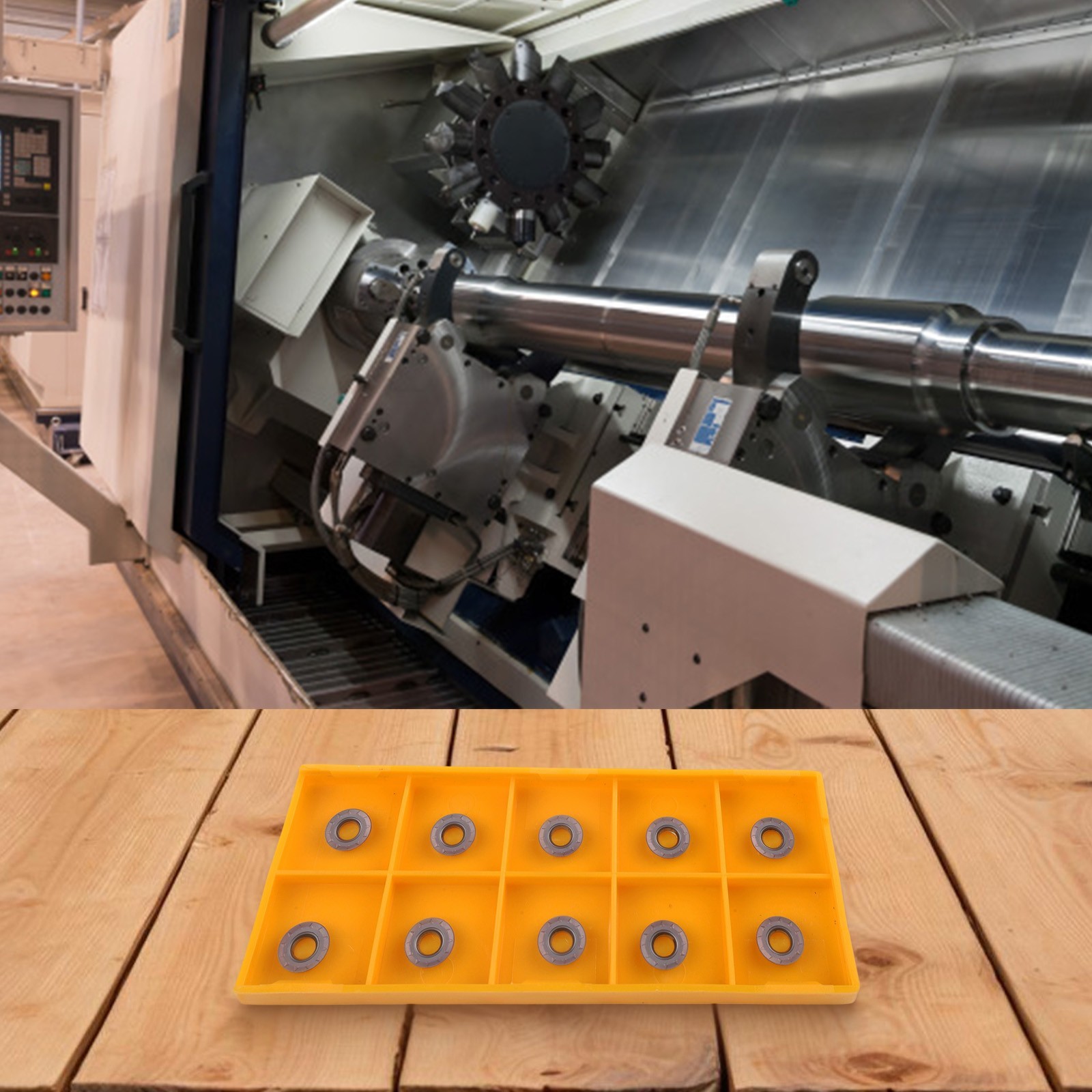 RPMT08T2M0EJS Turning Inserts with Excellent Cutting Performance for CNC Lathes