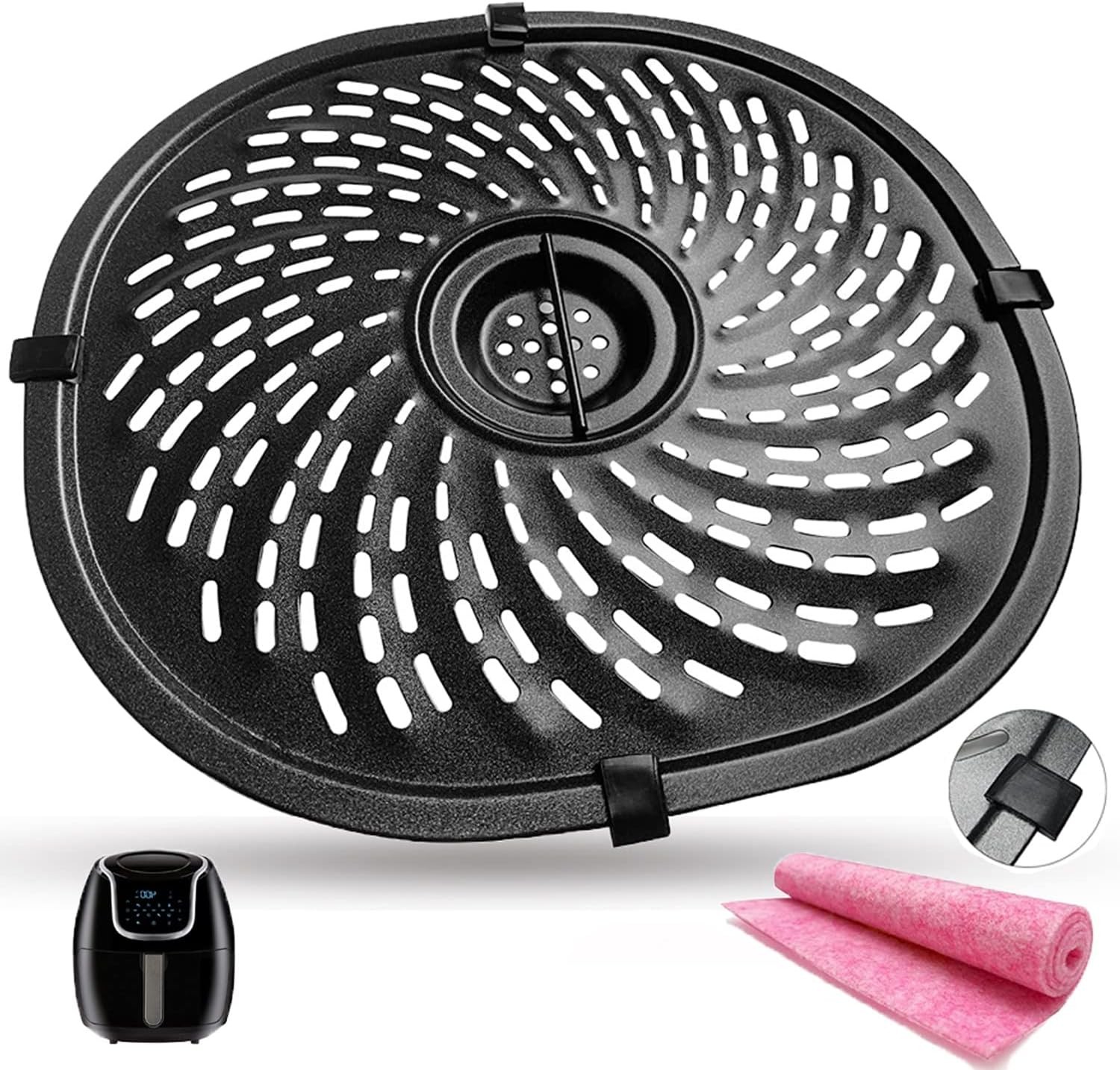 7QT Air Fryer Grill Pan for PowerXL Gowise USA Fryers, Upgraded...