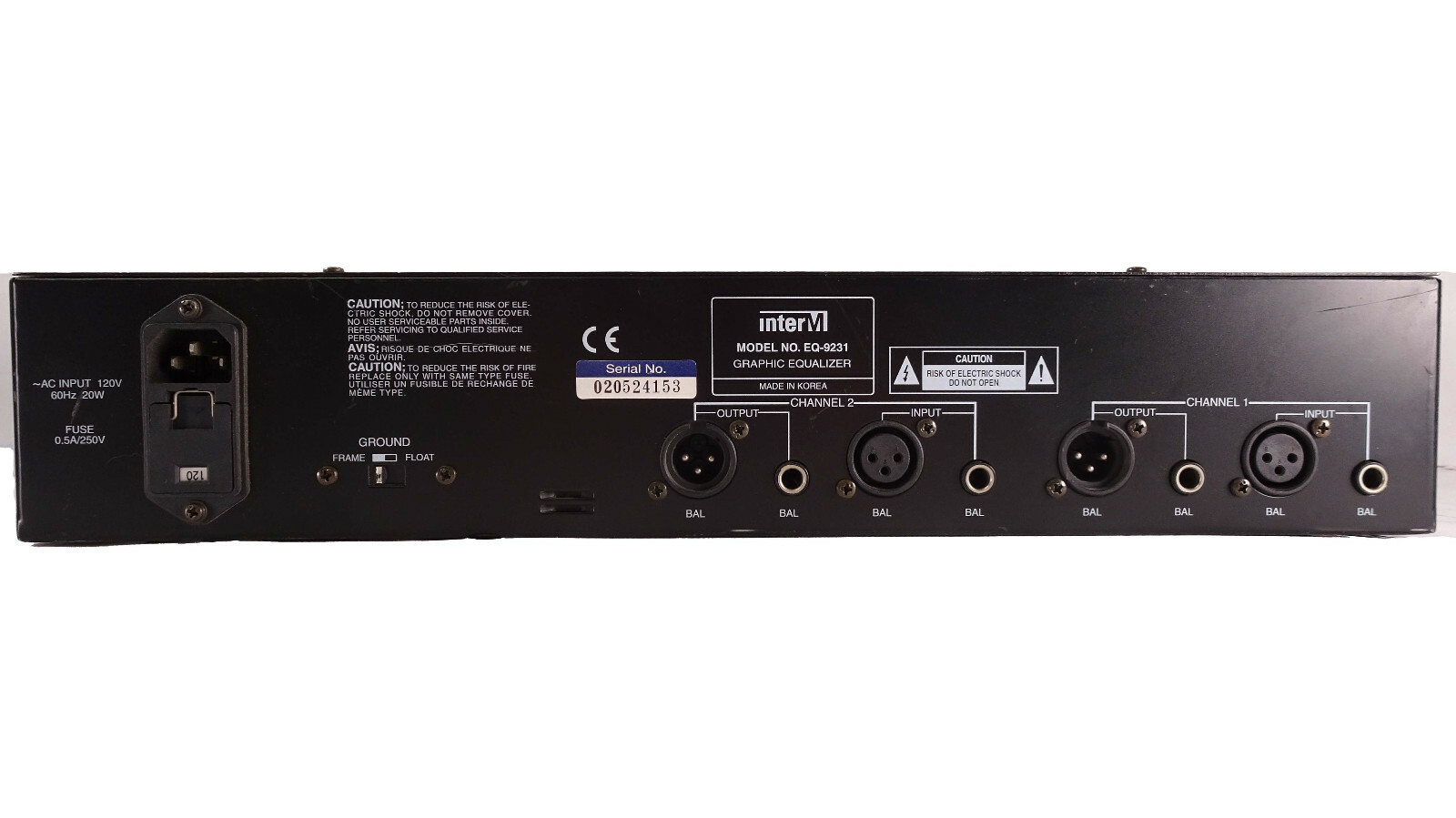InterM EQ 9231 Graphic Equalizer