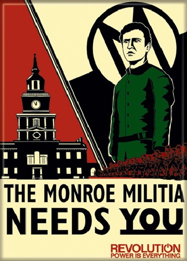 Revolution TV Series The Monroe Militia Needs YOU Poster Refrigerator Magnet NEW